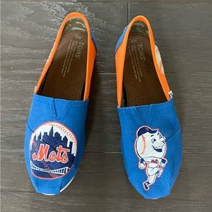 TOMS Limited Edition NY Mets Shoes Size 8M
